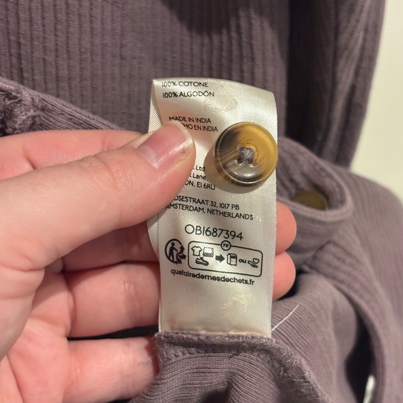 Anthropologie Pilcro Duster Shacket Jacket Dusty Lilac Size XS - Picture 8 of 9